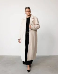 Abbey Trench Coat (Cream)*CHARCOAL Hot