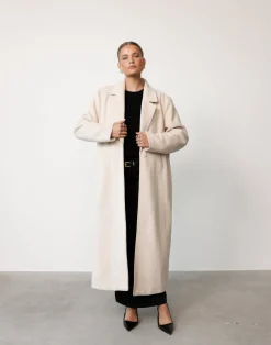 Abbey Trench Coat (Cream)*CHARCOAL Hot