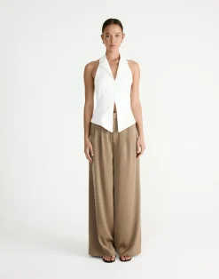 Abbott Vest (White)*CHARCOAL Best