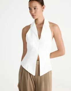 Abbott Vest (White)*CHARCOAL Best