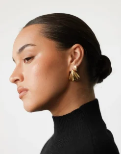 Abi Earrings (Gold)*CHARCOAL Outlet