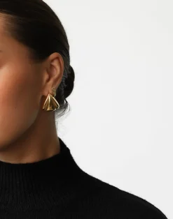 Abi Earrings (Gold)*CHARCOAL Hot