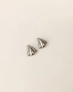 Abi Earrings (Silver)*CHARCOAL Sale