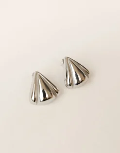 Abi Earrings (Silver)*CHARCOAL Discount