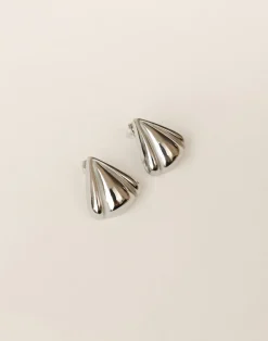 Abi Earrings (Silver)*CHARCOAL Discount