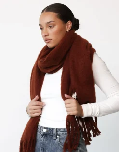 Addyson Scarf (Brick)*CHARCOAL Best