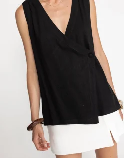 Adelle Top (Black)*CHARCOAL Outlet