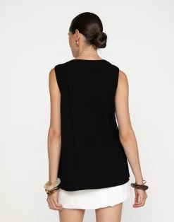 Adelle Top (Black)*CHARCOAL Outlet