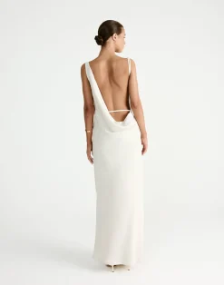 Adley Maxi Dress (Oat)*CHARCOAL Discount