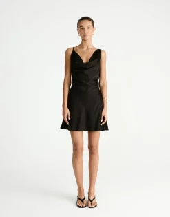 Adley Mini Dress (Black)*CHARCOAL Sale