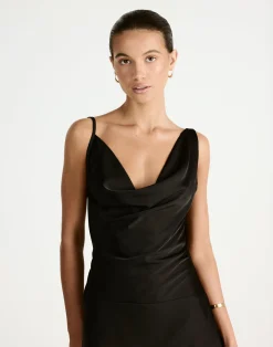 Adley Mini Dress (Black)*CHARCOAL Sale