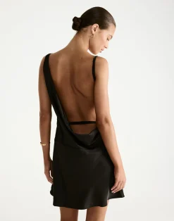 Adley Mini Dress (Black)*CHARCOAL Sale