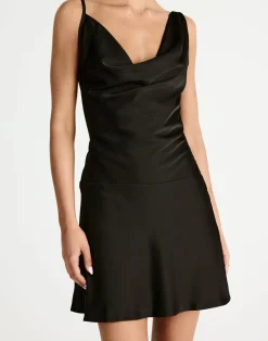 Adley Mini Dress (Black)*CHARCOAL Sale