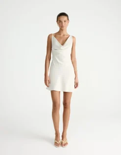 Adley Mini Dress (Oat)*CHARCOAL Best