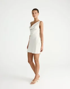 Adley Mini Dress (Oat)*CHARCOAL Best