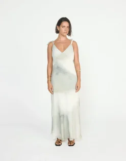 Adrina Maxi Dress (Sage)*CHARCOAL Sale