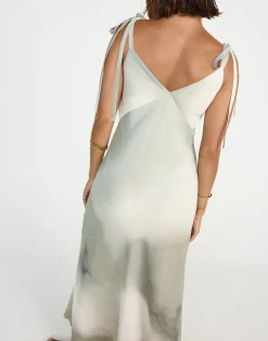 Adrina Maxi Dress (Sage)*CHARCOAL Sale