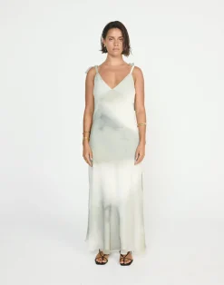 Adrina Maxi Dress (Sage)*CHARCOAL Sale