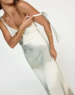 Adrina Maxi Dress (Sage)*CHARCOAL Sale