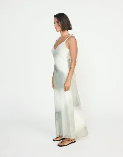 Adrina Maxi Dress (Sage)*CHARCOAL Sale