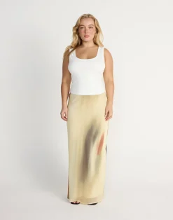 Adrina Maxi Skirt (Magnolia)*CHARCOAL CLOTHING Outlet