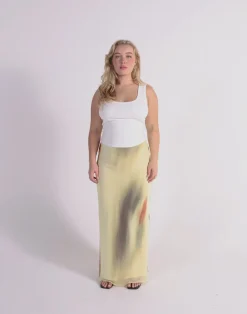 Adrina Maxi Skirt (Magnolia)*CHARCOAL CLOTHING Outlet