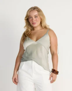 Adrina Top (Sage)*CHARCOAL New