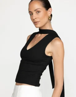 Agatha Top (Black)*CHARCOAL Best