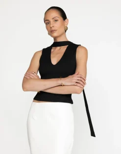 Agatha Top (Black)*CHARCOAL Best
