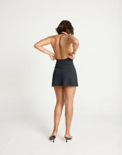 Agnete Mini Dress (Black)*CHARCOAL New