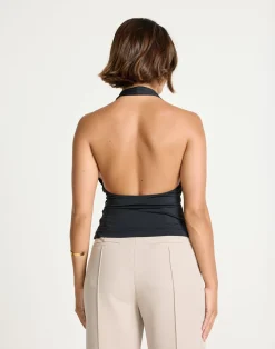 Agnete Top (Black)*CHARCOAL Online