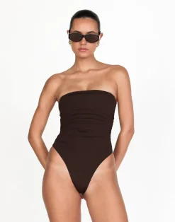 Aicha One Piece (Chocolate)*CHARCOAL New