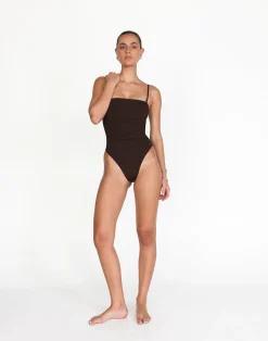 Aicha One Piece (Chocolate)*CHARCOAL New