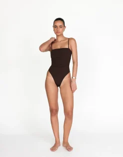 Aicha One Piece (Chocolate)*CHARCOAL Clearance