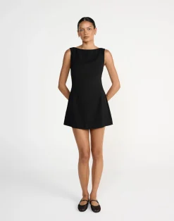 Aisling Mini Dress (Black)*CHARCOAL Hot