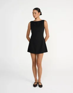 Aisling Mini Dress (Black)*CHARCOAL Hot
