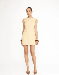 Aisling Mini Dress (Buttermilk)*CHARCOAL Discount