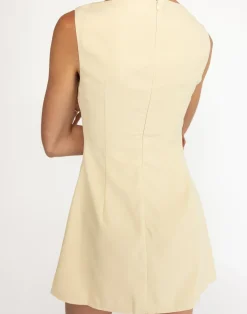 Aisling Mini Dress (Buttermilk)*CHARCOAL Discount