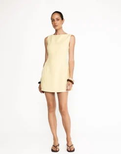 Aisling Mini Dress (Buttermilk)*CHARCOAL Discount