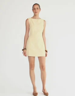 Aisling Mini Dress (Buttermilk)*CHARCOAL Discount