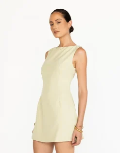 Aisling Mini Dress (Pistachio)*CHARCOAL Outlet