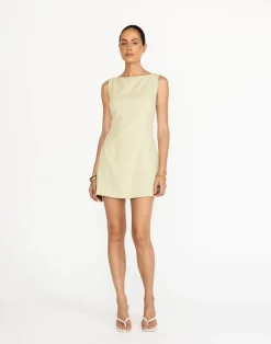 Aisling Mini Dress (Pistachio)*CHARCOAL Outlet