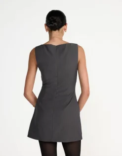 Aisling Mini Dress (Slate)*CHARCOAL Discount