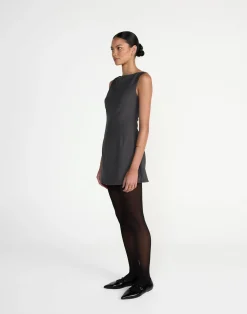 Aisling Mini Dress (Slate)*CHARCOAL Discount