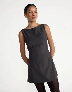 Aisling Mini Dress (Slate)*CHARCOAL Discount