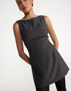 Aisling Mini Dress (Slate)*CHARCOAL Discount