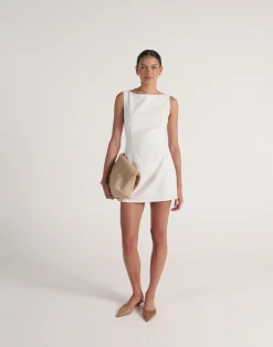 Aisling Mini Dress (White)*CHARCOAL Outlet