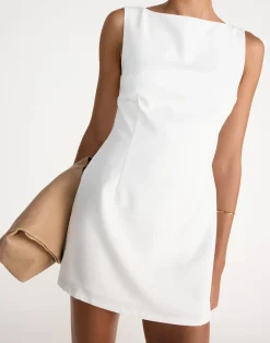 Aisling Mini Dress (White)*CHARCOAL Outlet