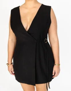 Alayna Mini Dress (Black)*CHARCOAL Fashion