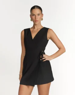 Alayna Mini Dress (Black)*CHARCOAL Fashion